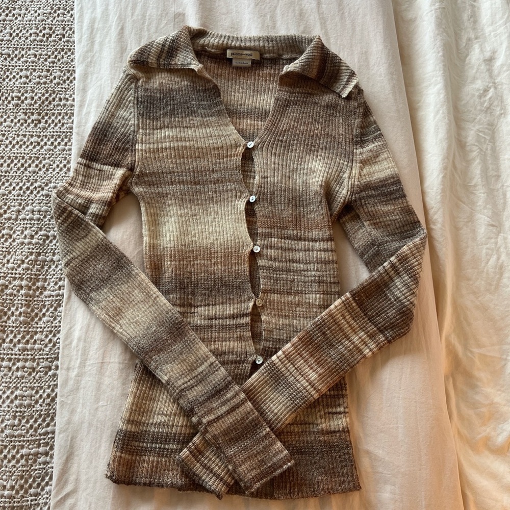 Paloma Wool Avelina Cardigan in Light Brown